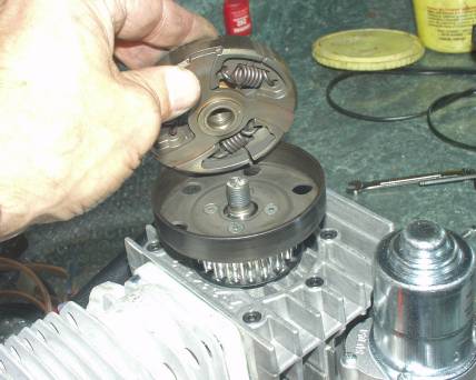 Removing Centrifugal Clutch Assembly