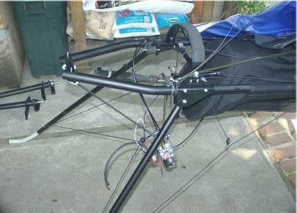 Harness Frame with Engine and Prop Shaft Assembly removed